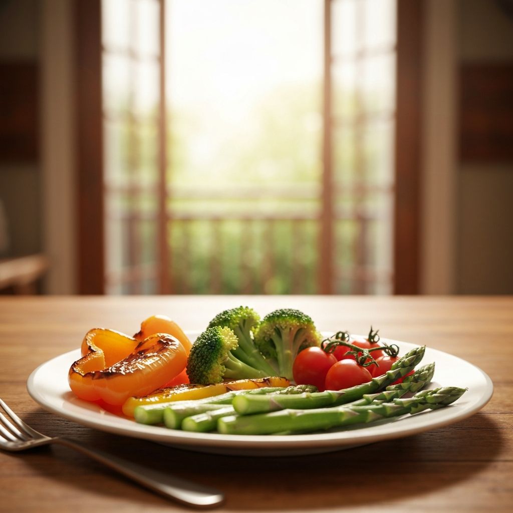 Abendessen mit saisonalen Zutaten